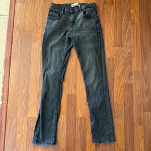 Levi’s boys 511s skinny jeans size 18 adjustable waist light black wash